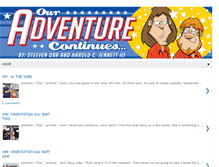 Tablet Screenshot of ouradventurecontinues.com